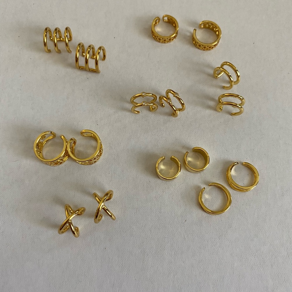 8 Pairs Ear Cuffs